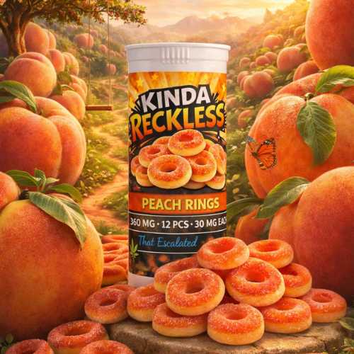 Kinda Reckless Peach Gummy Rings