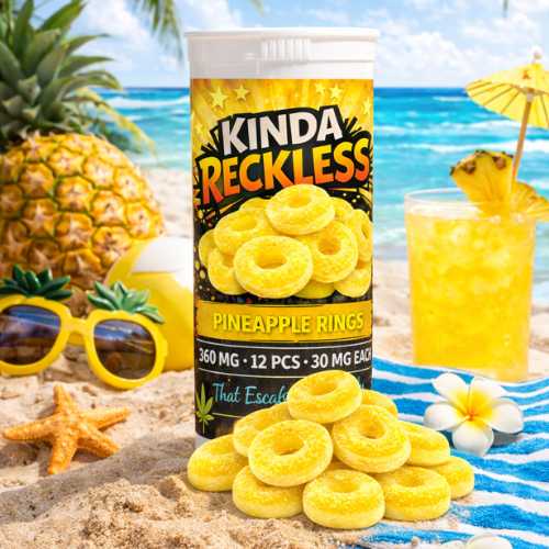 Kinda Reckless Pineapple Gummy Rings