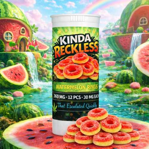 Kinda Reckless Watermelon Gummy Rings