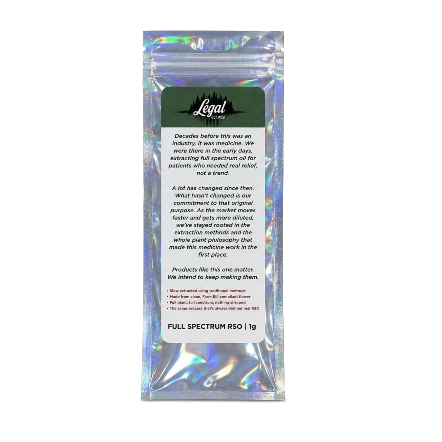 Legal Out West Full Spectrum RSO | 1g