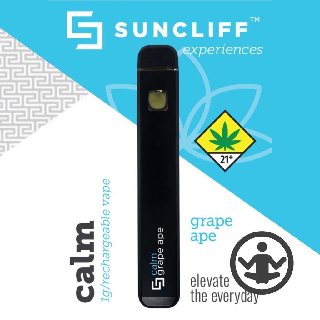 Suncliff “Calm - Grape Ape” THCA Disposable Vape Pen