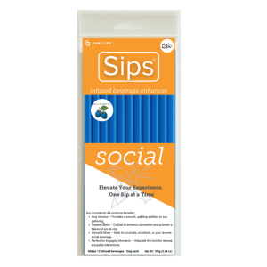 SIPS Social Blue Raspberry