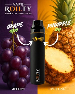 ROILTY DUO: GRAPE APE × PINEAPPLE OG (Dual-Chamber 2g Vape)