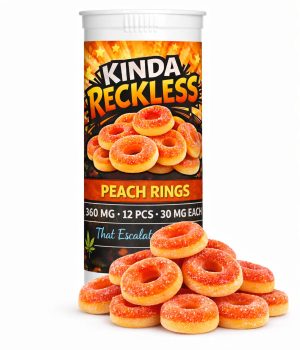 Kinda Reckless Peach Gummy Rings